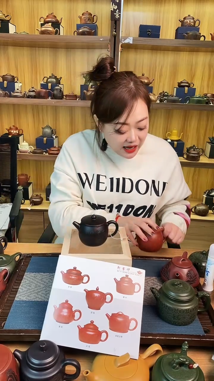 【闪购商品】紫砂茶壶宜兴原矿还原烧彩虹玉带壶【雪】