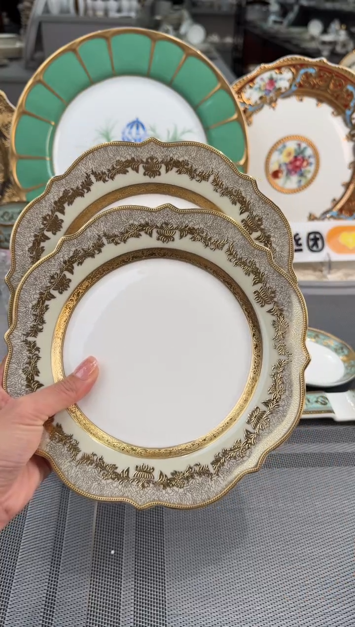 【闪购商品】瓷片8英寸平盘福利款2个