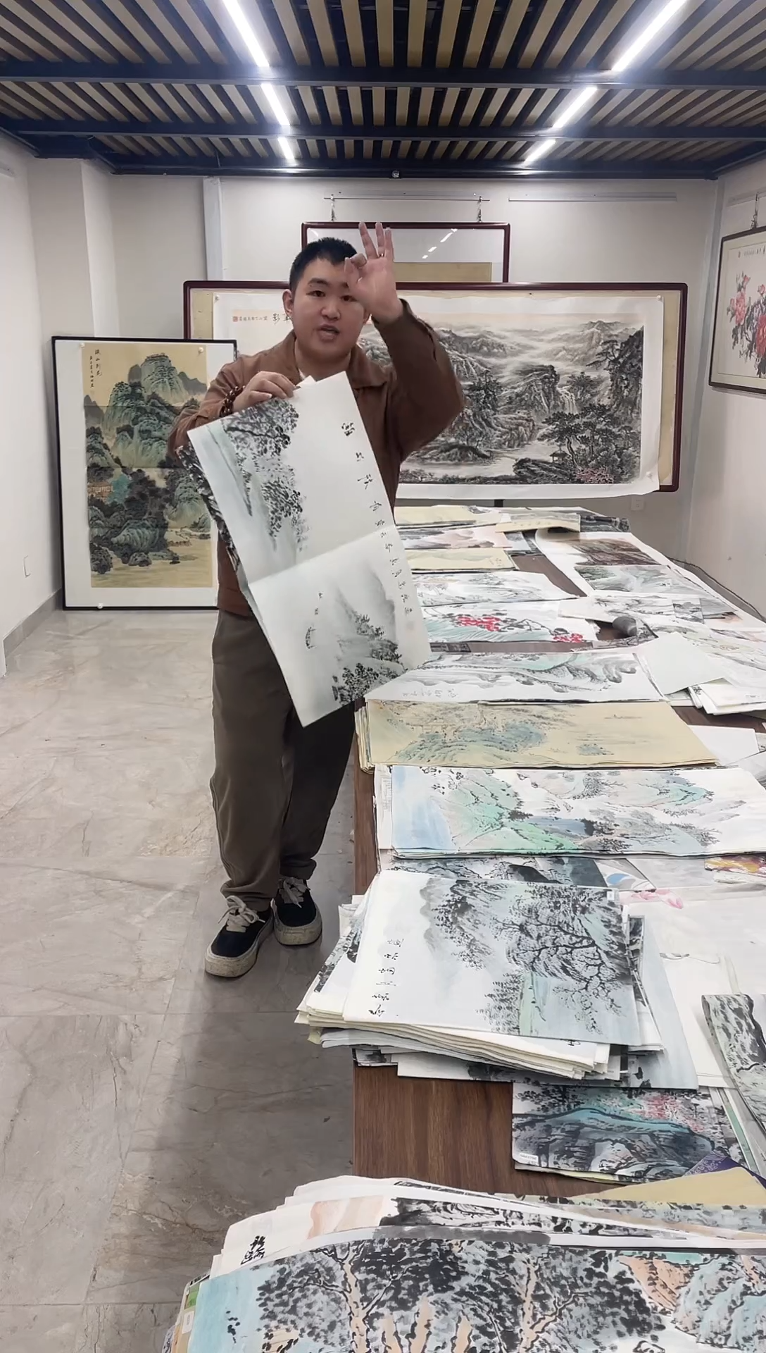 国画阿豪专属链接-建兵条幅