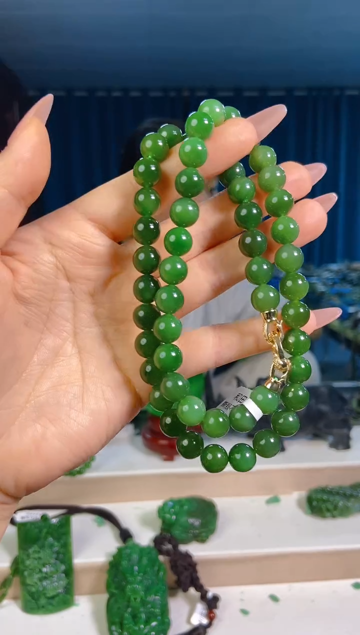 和田玉未镶嵌挂件1