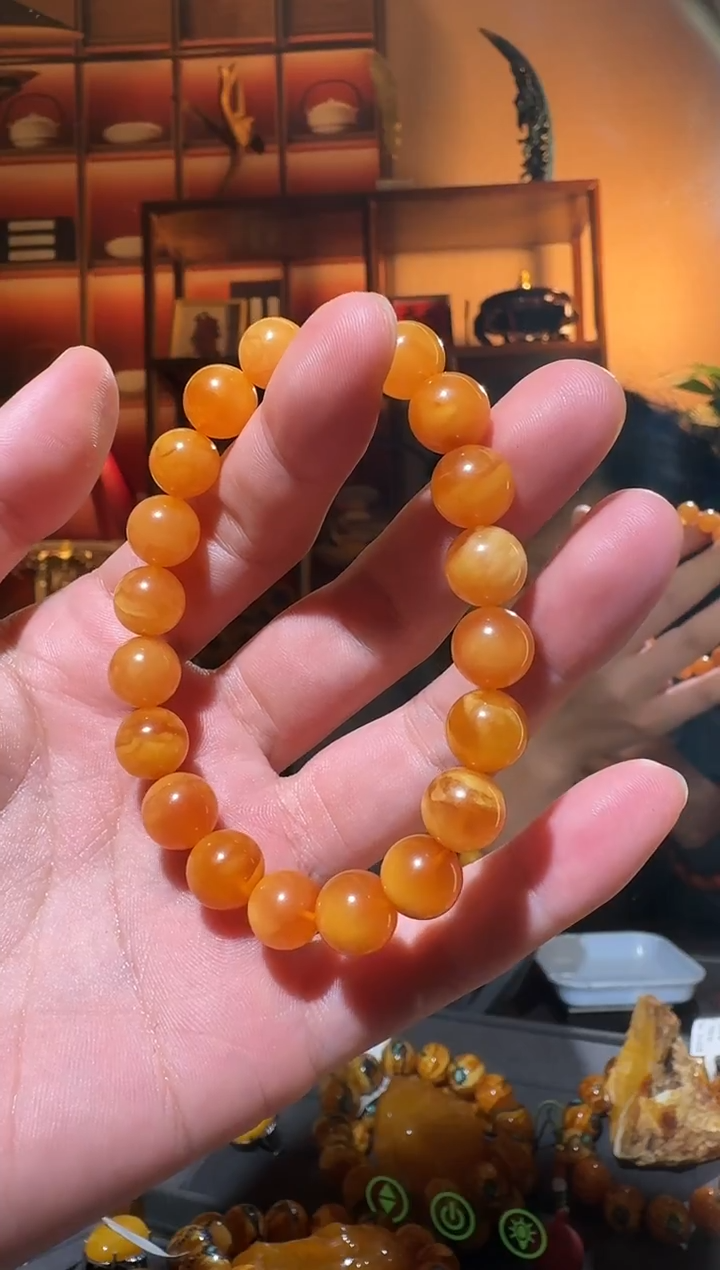 蜜蜡颈饰未镶嵌2037天然蜜蜡珠宝奇石