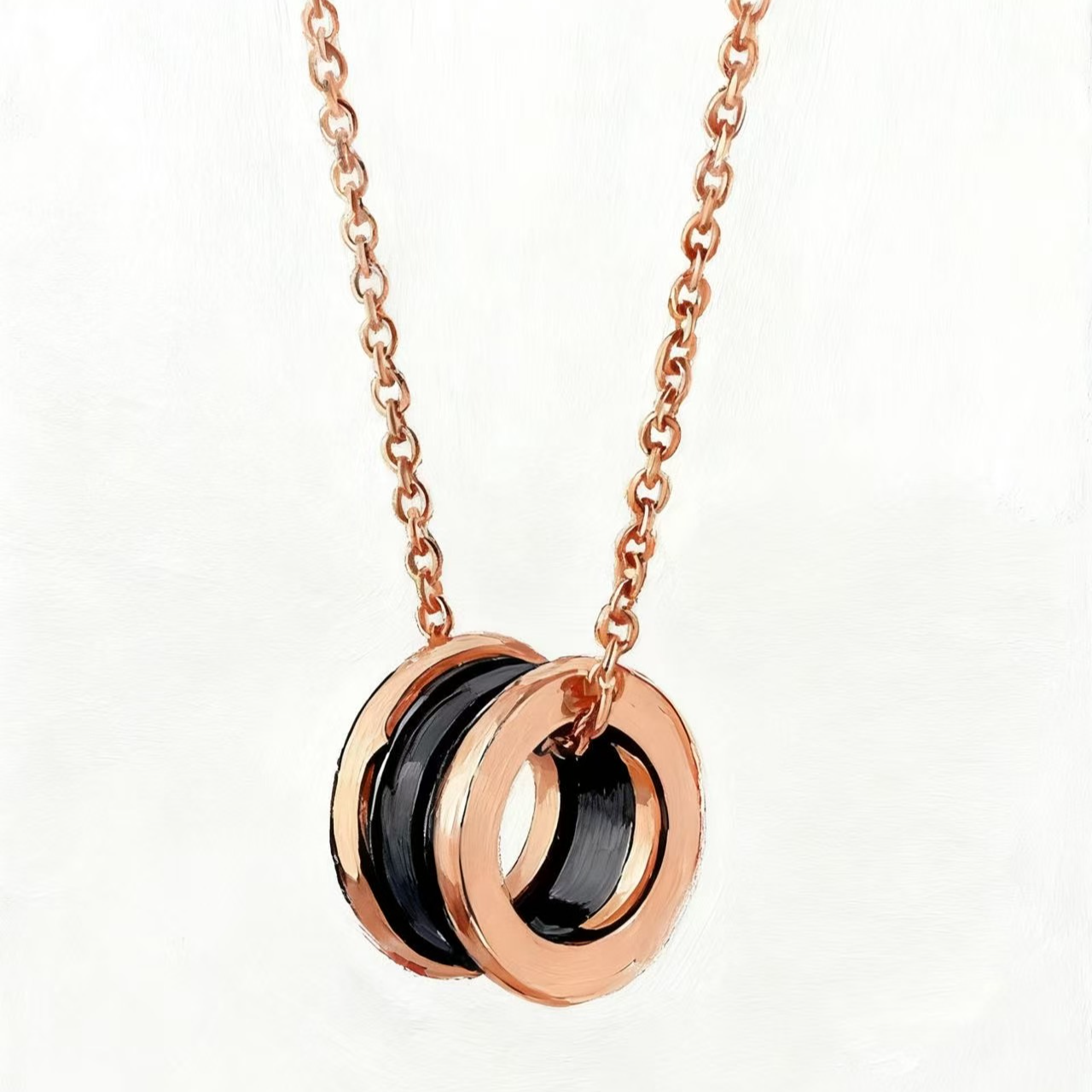 铜合金戒指 合金弹簧项链