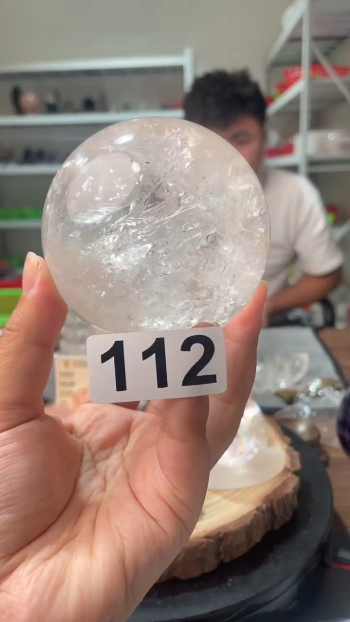 未镶嵌水晶大型摆件（非配饰）白水晶球112