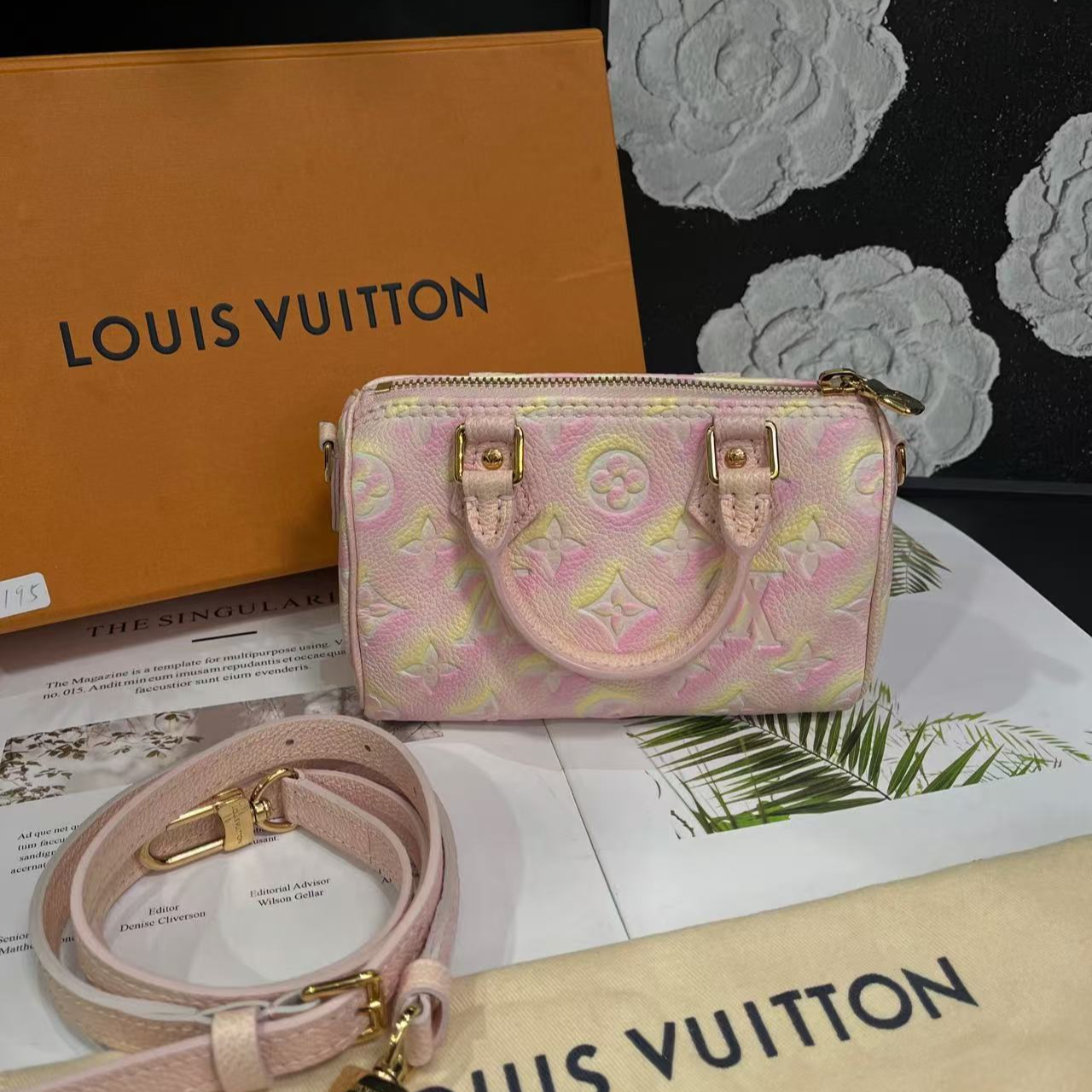 95新 LouisVuitton/路易威登 七夕芯片款sp nano单肩包B1261