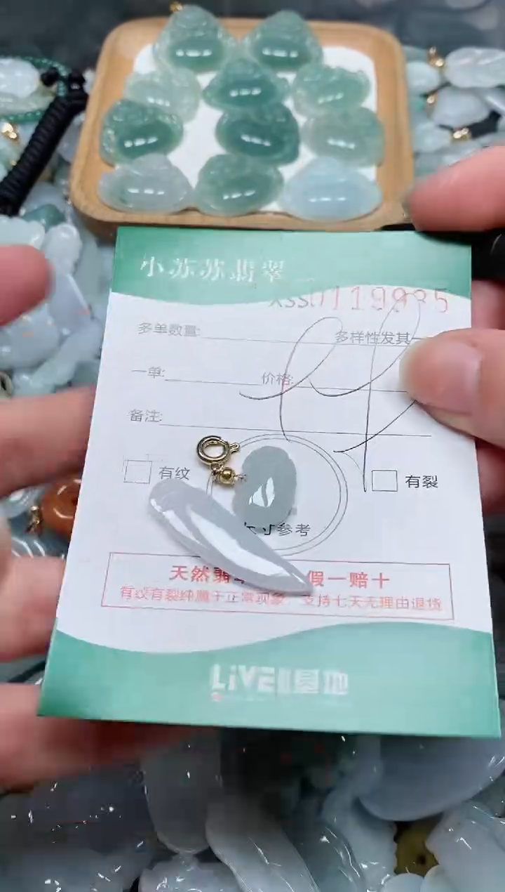 【闪购商品】翡翠颈饰未镶嵌闪购商品0119935
