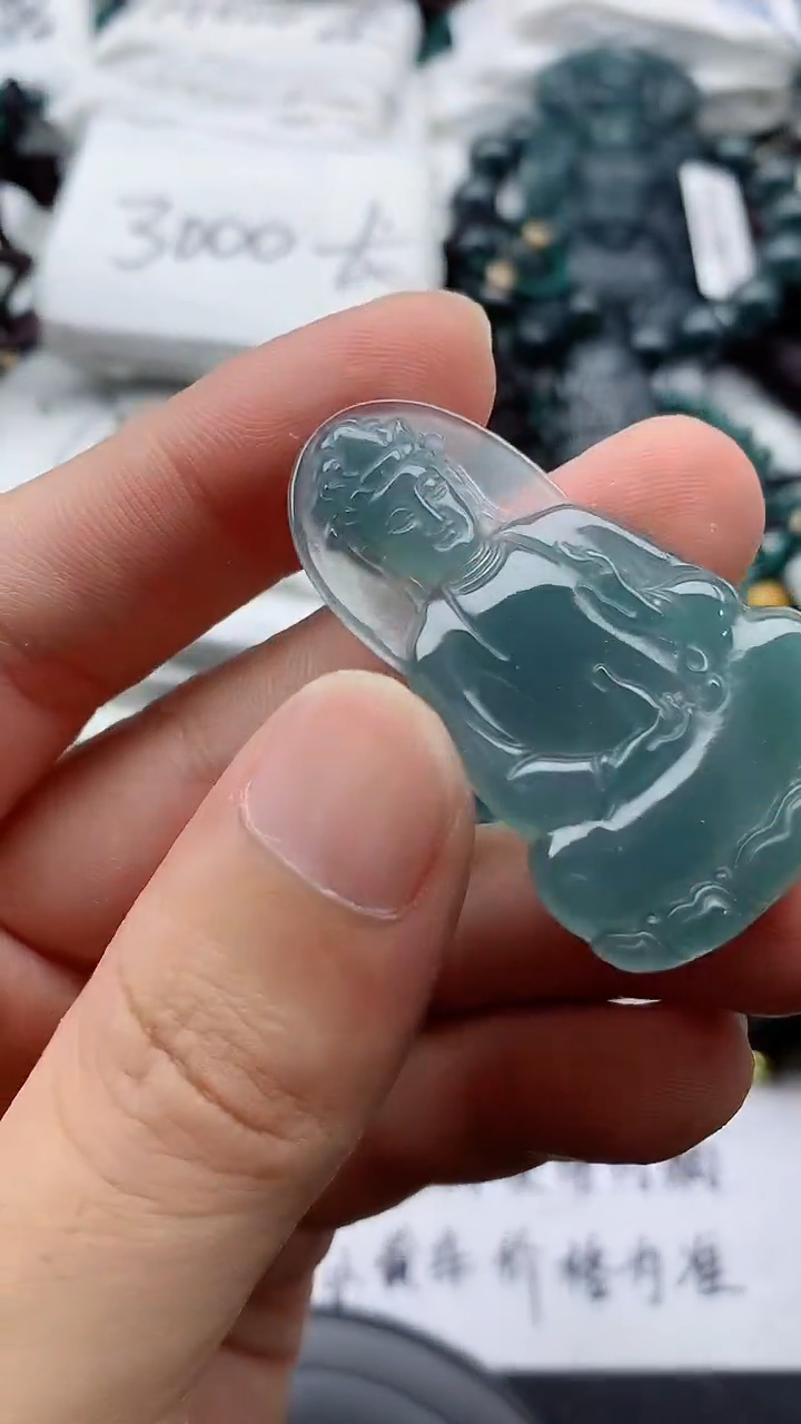 翡翠未镶嵌颈饰888