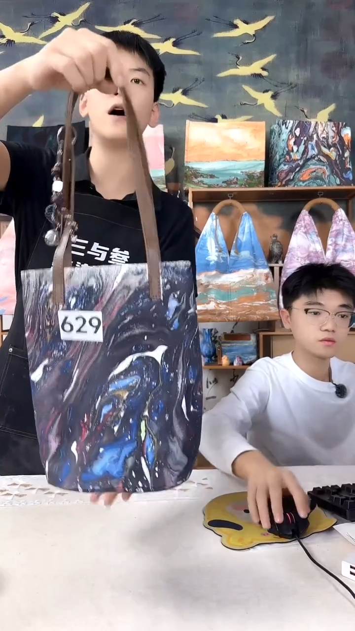 张**度水桶包 629 手工微瑕 不喜勿拍 不退不换