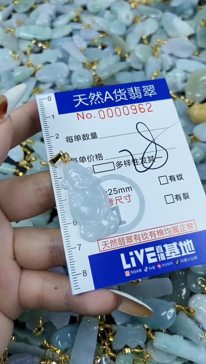 【闪购商品】翡翠颈饰未镶嵌天然A货翡翠