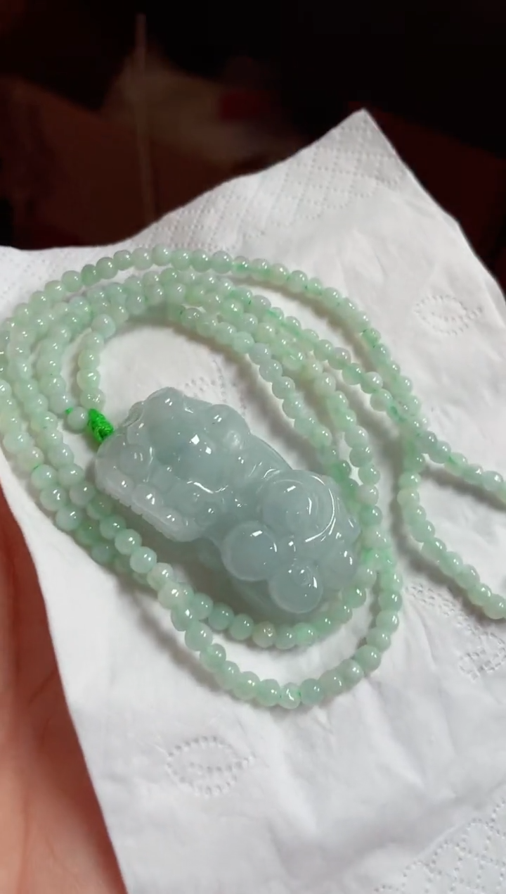 【闪购商品】翡翠颈饰未镶嵌天然缅甸翡翠A货