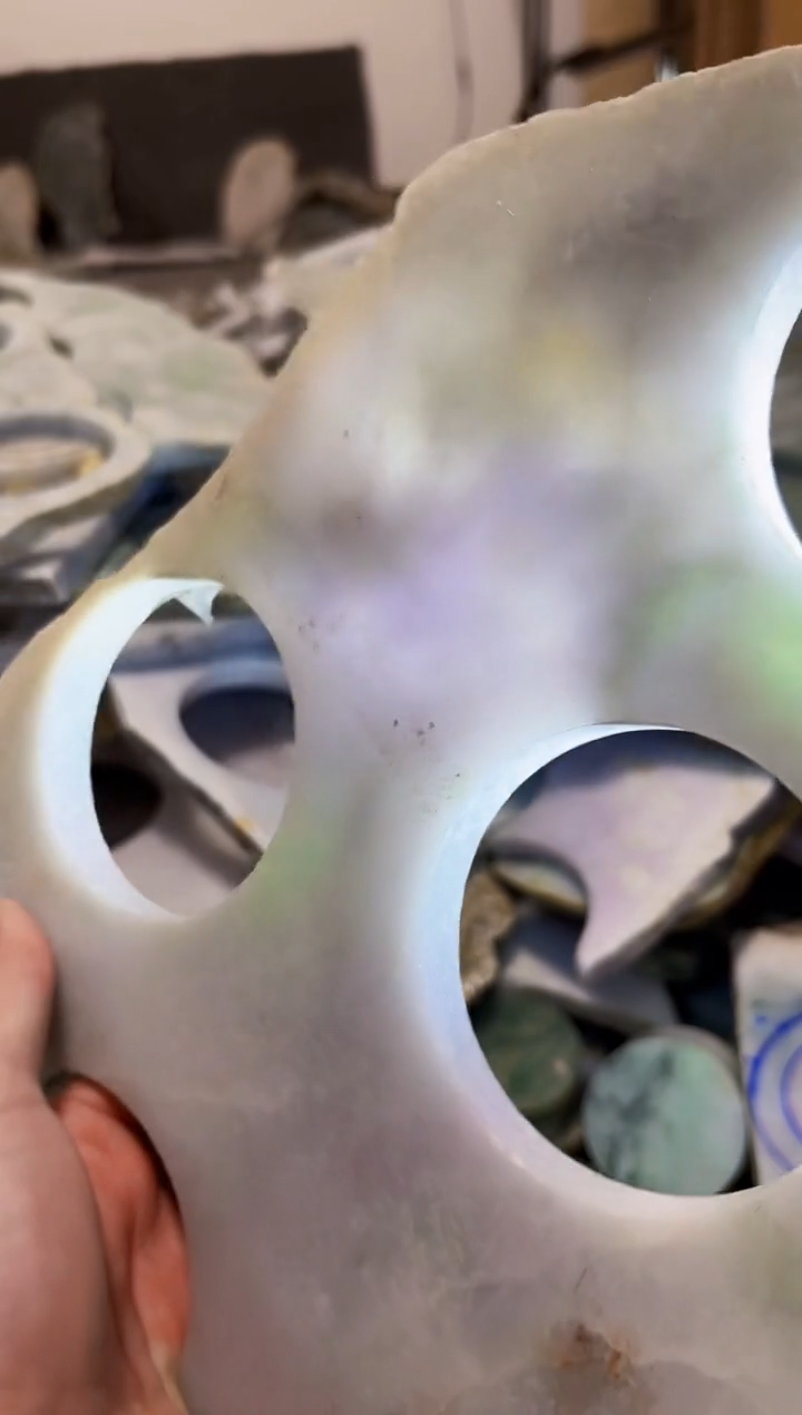 【闪购商品】翡翠颈饰未镶嵌A货孔玉1237