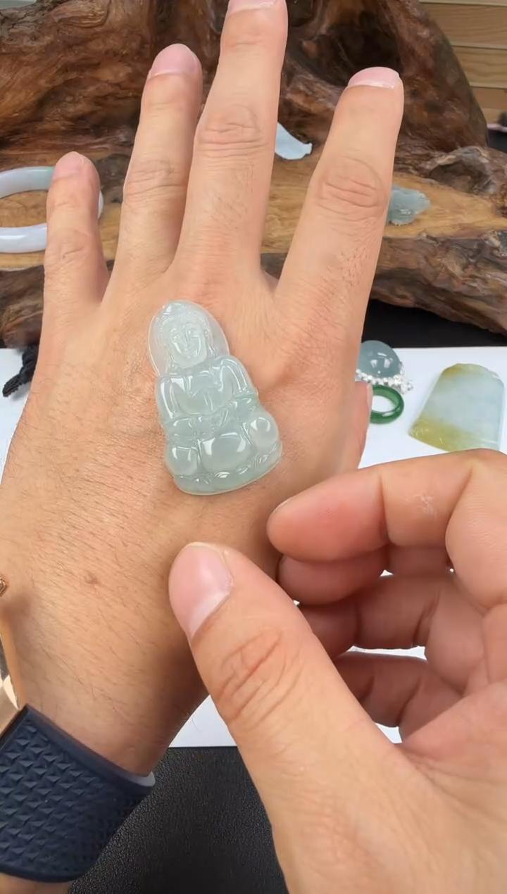 吊坠(不含链)未镶嵌翡翠翡翠饰品-47