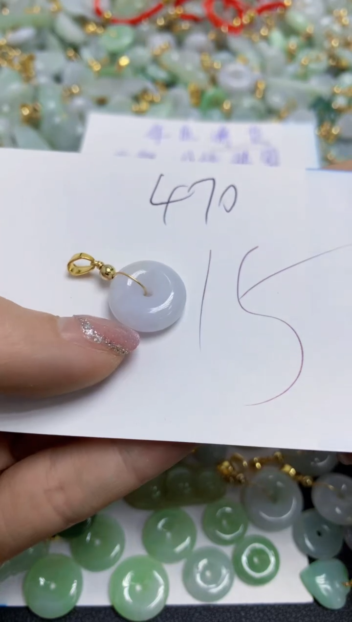 【闪购商品】翡翠颈饰合金天然翡翠A货