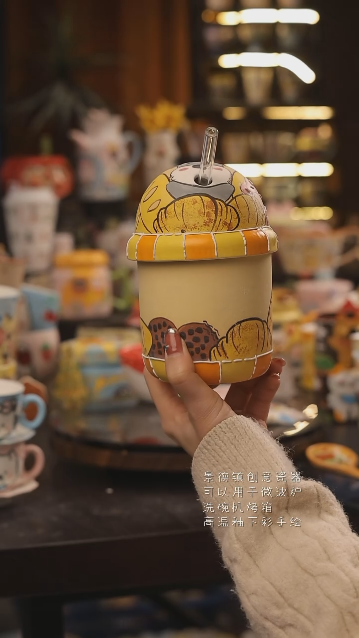 景德镇釉下彩绘设计师款式陶瓷