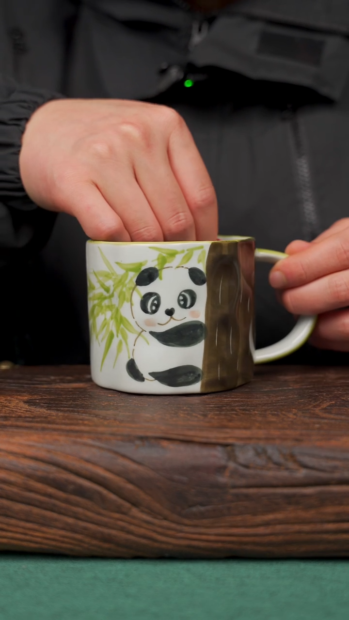 【闪购商品】瓷片67寻一缕瓷香杯釉下手工手绘瓷器