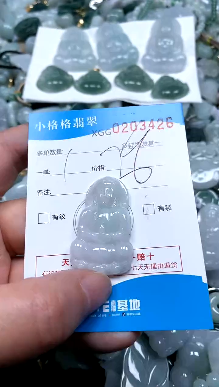 【闪购商品】翡翠颈饰未镶嵌闪购商品0203426