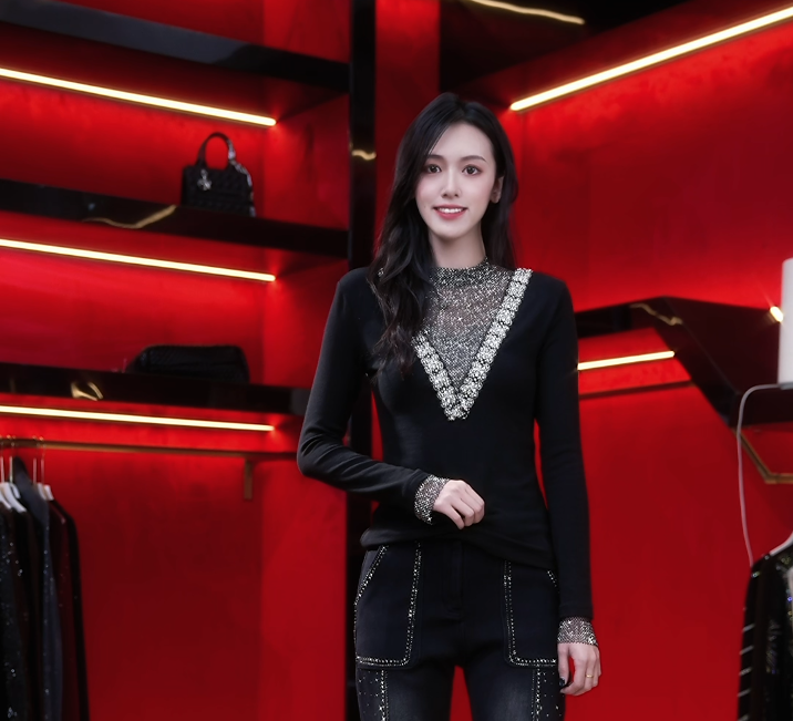 阿鱼家  秋冬新款时尚简约气质修身显瘦打底衫Y664