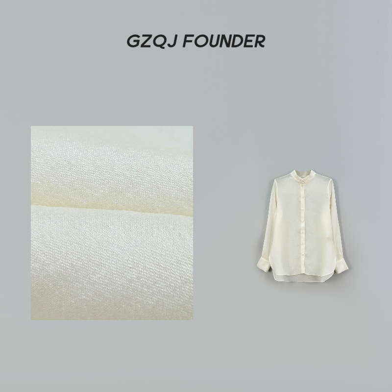 GZQJ【亭亭玉立】春夏新款气质百搭长袖复古国风中式衬衫女5262