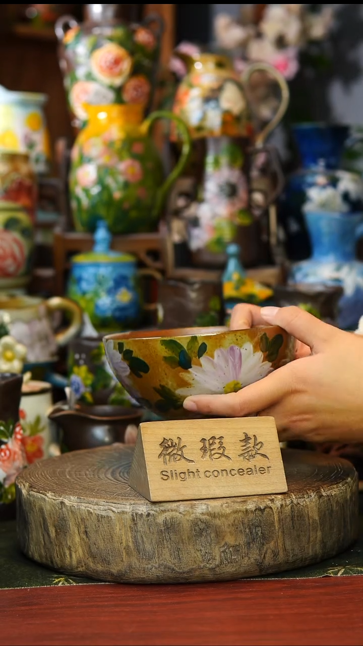 陶瓷117景德镇手工手绘釉下彩