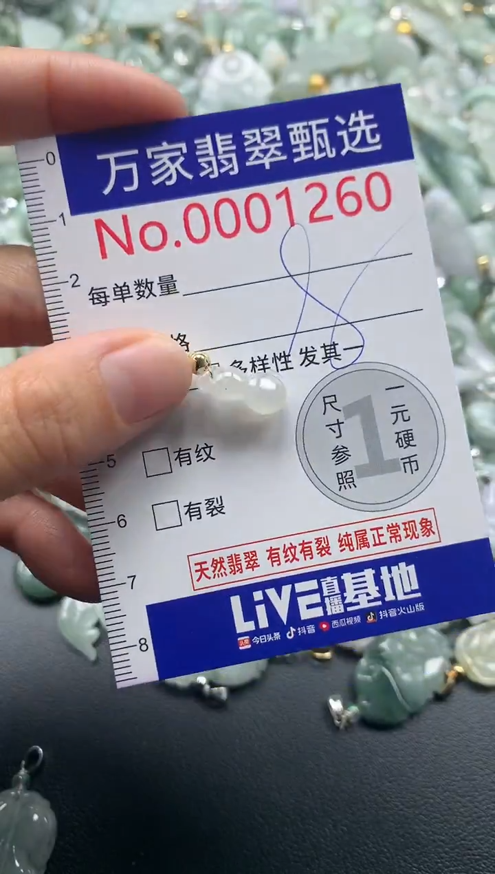吊坠(不含链)未镶嵌翡翠1260