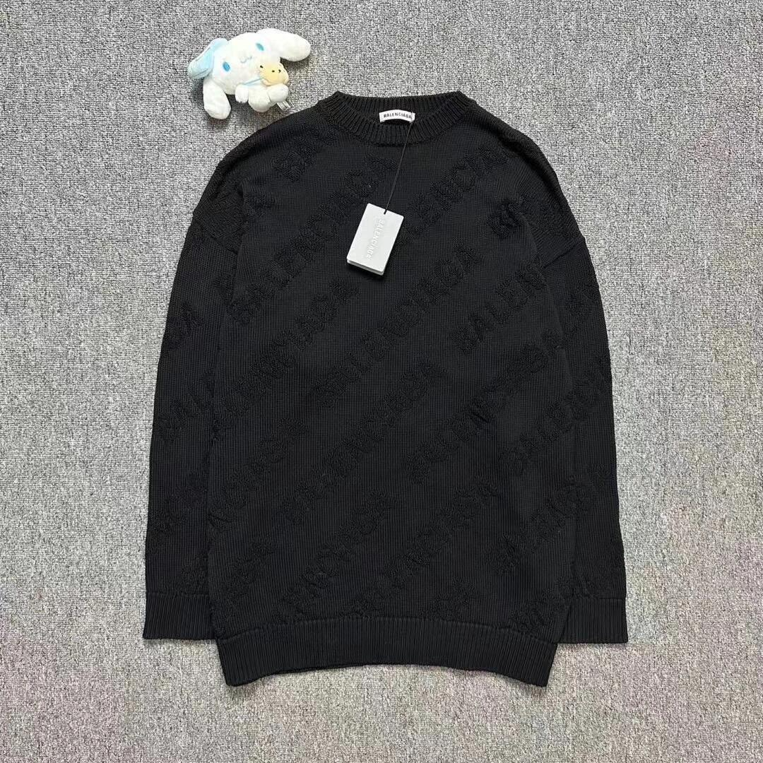99新 Balenciaga/巴黎世家 有奢友得严选丨暗满印毛衣S码00473