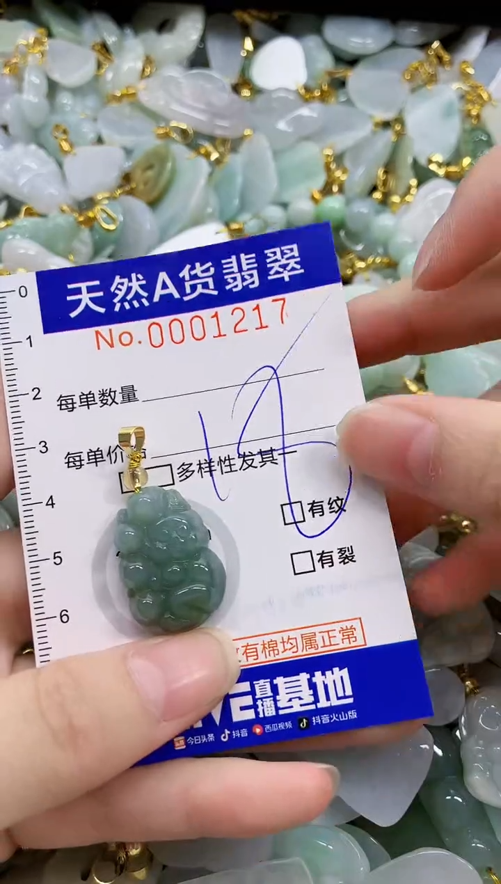 颈饰未镶嵌翡翠天然A货翡翠