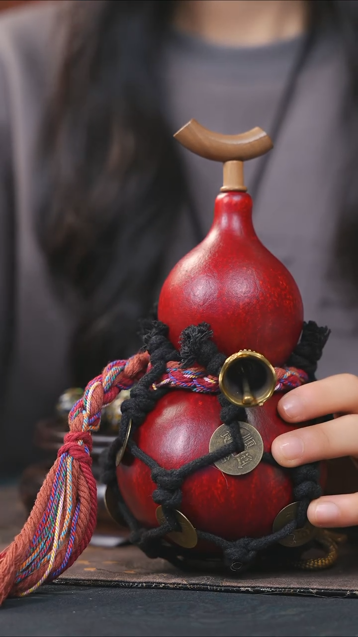 【闪购商品】YX175大漆酒葫芦不包手串及旋转底座