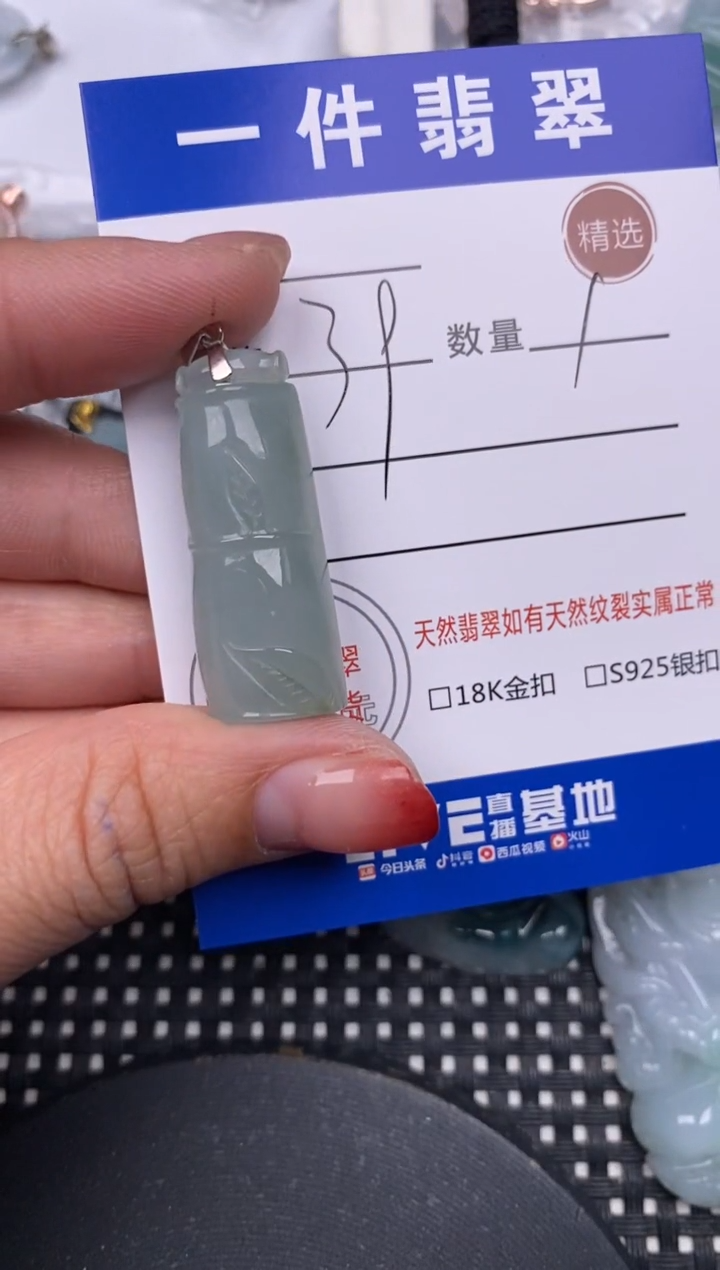 【闪购商品】翡翠颈饰未镶嵌挂件