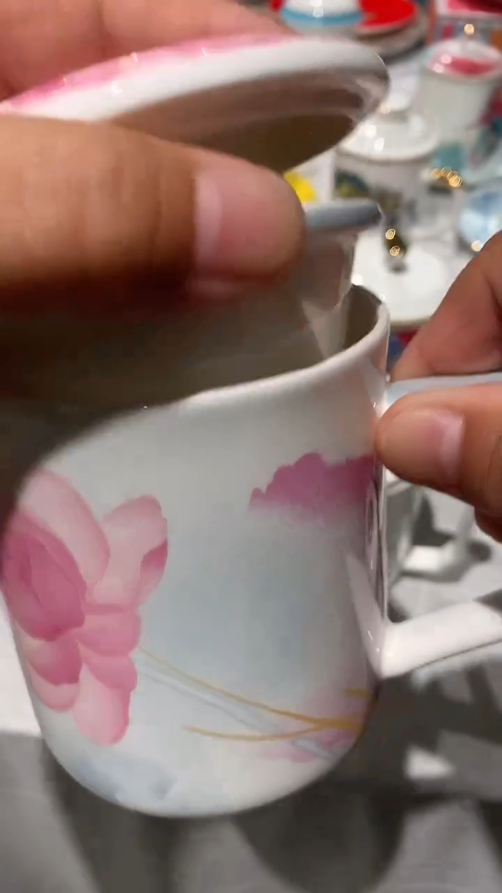 茶漏杯隆达骨质瓷