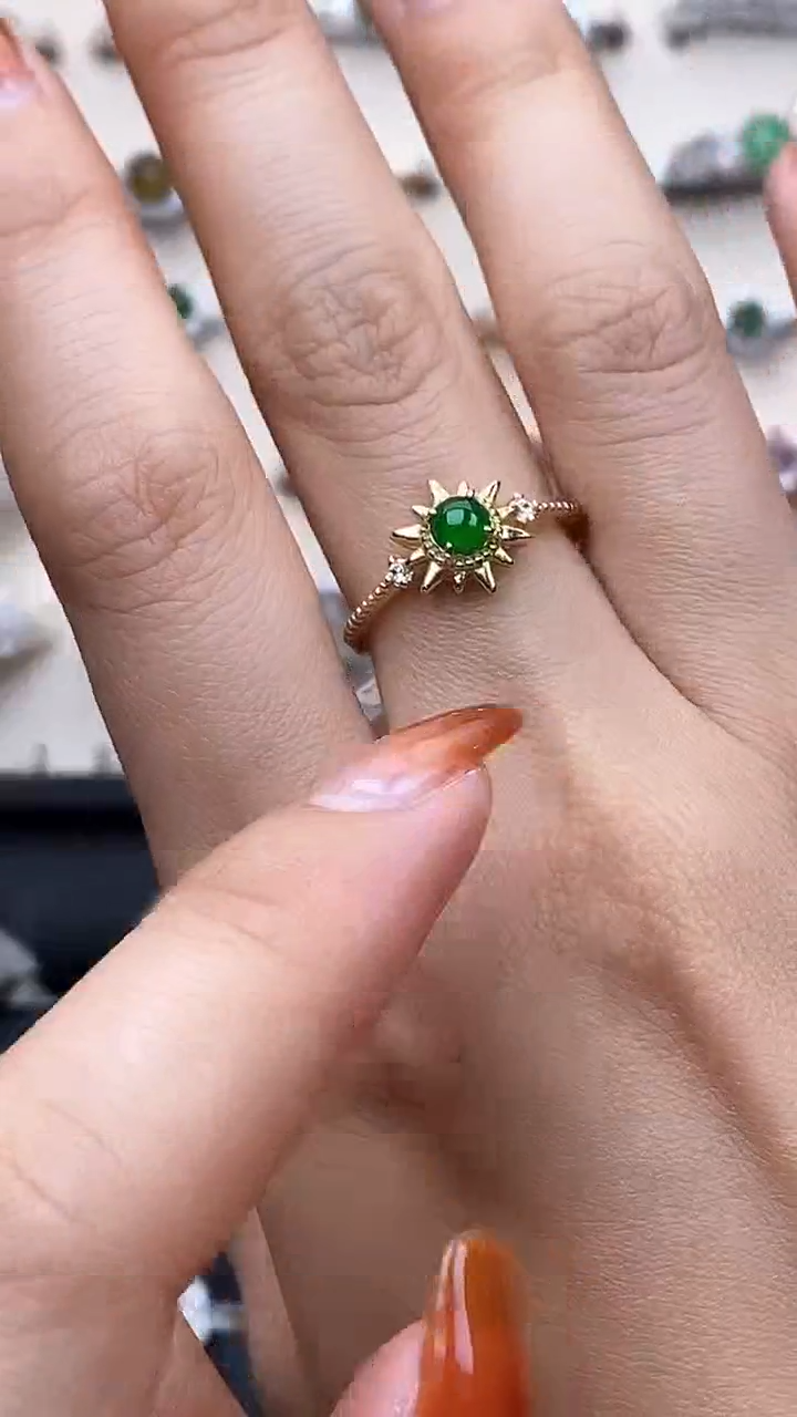 【闪购商品】翡翠戒指未镶嵌女款