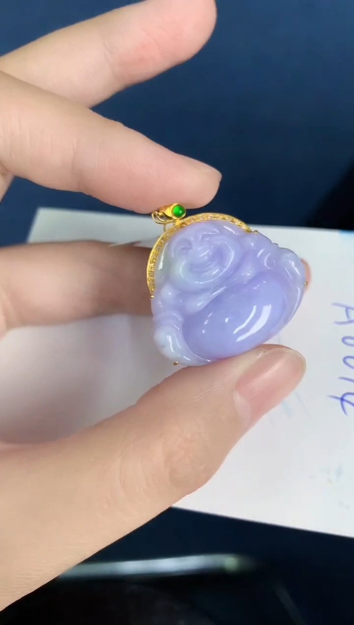 【闪购商品】翡翠颈饰18K金镶嵌0000000000