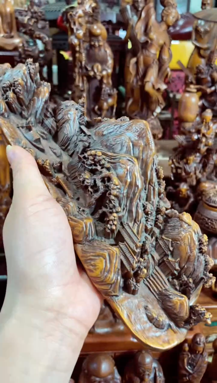 【闪购商品】木超大号山水高端文玩礼品好物