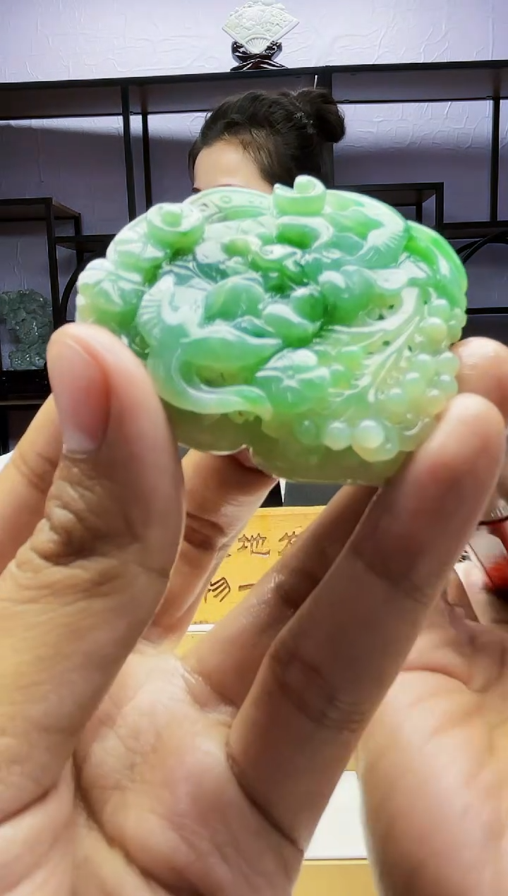 【闪购商品】定制翡翠未镶嵌毛货02020268 