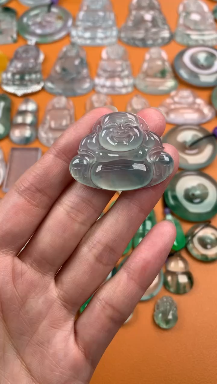 【闪购商品】翡翠颈饰未镶嵌26.8-35.7-5.9