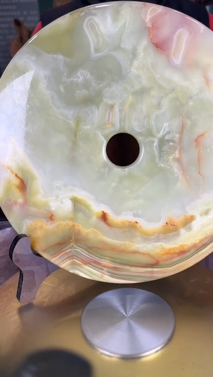 缅甸天然树冰玉摆件