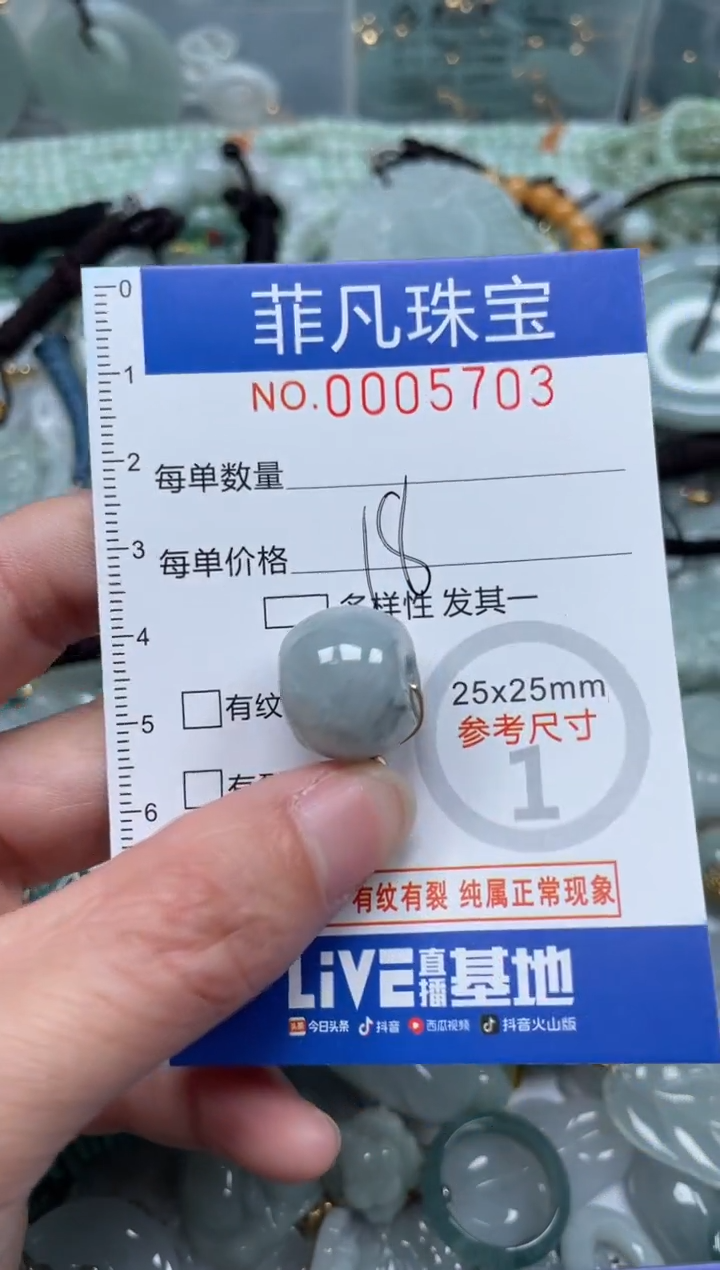 【闪购商品】翡翠颈饰未镶嵌00..5703