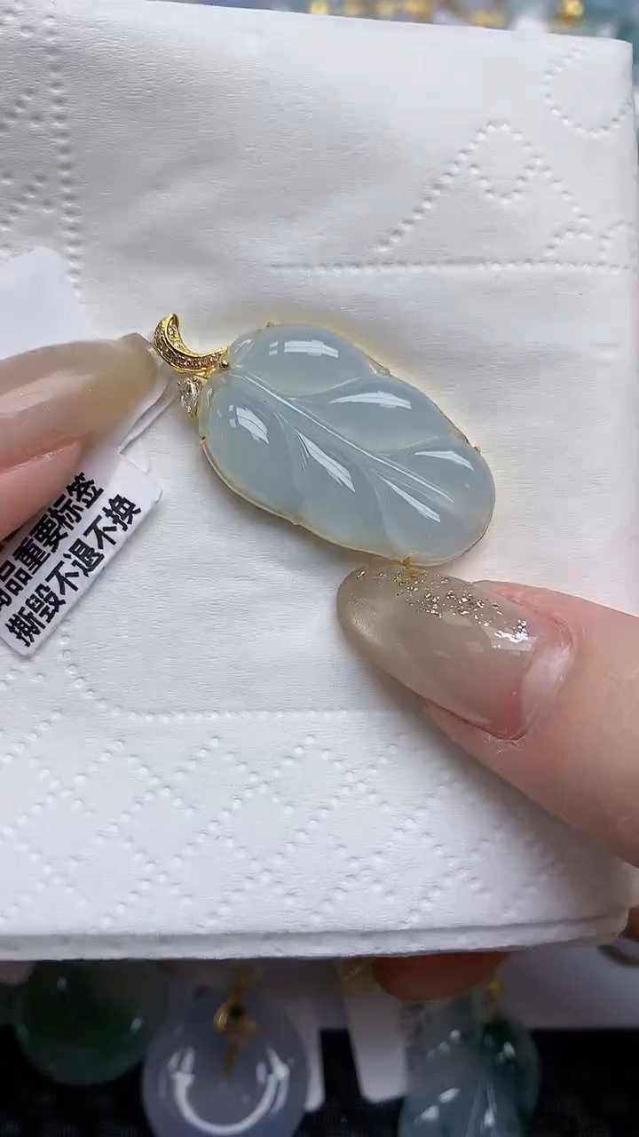 【闪购商品】翡翠颈饰未镶嵌天然A货翡翠 23