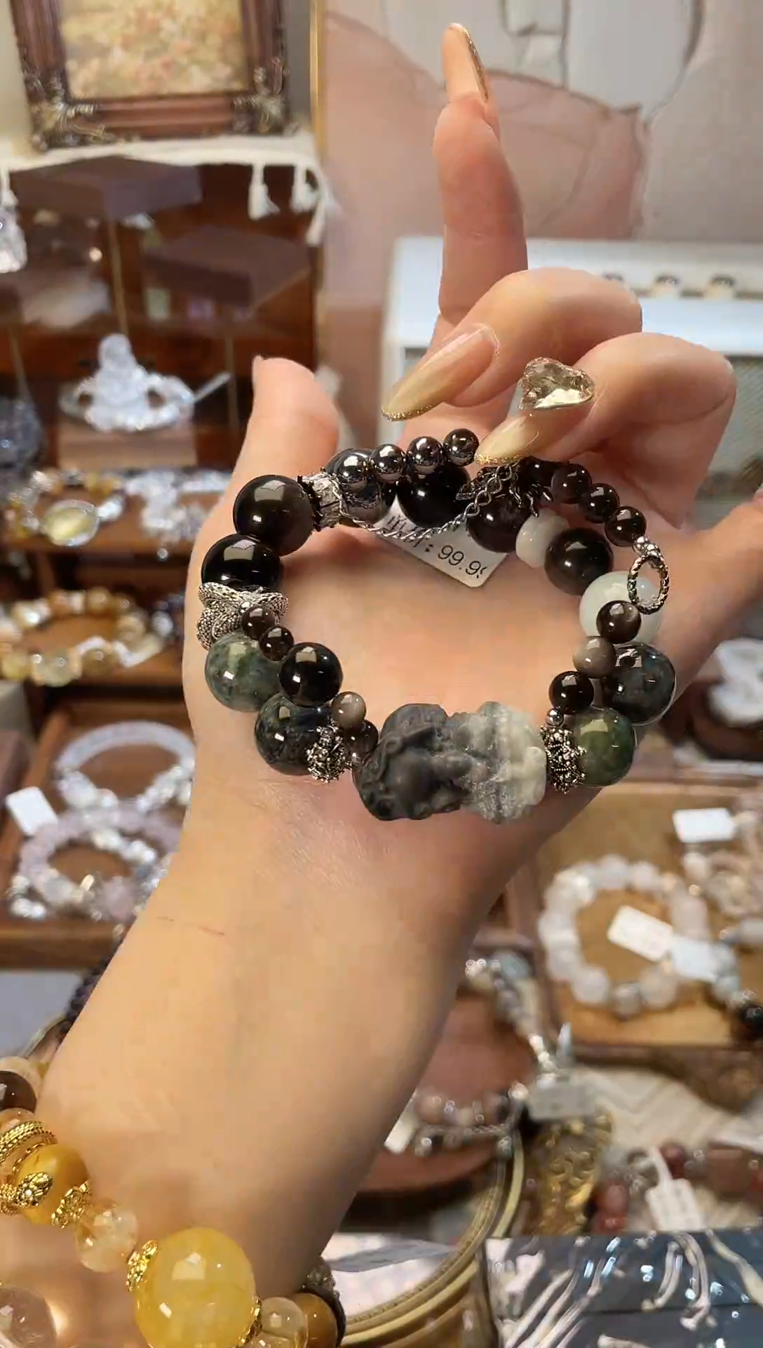 【闪购商品】水晶手串未镶嵌柚子原创水晶