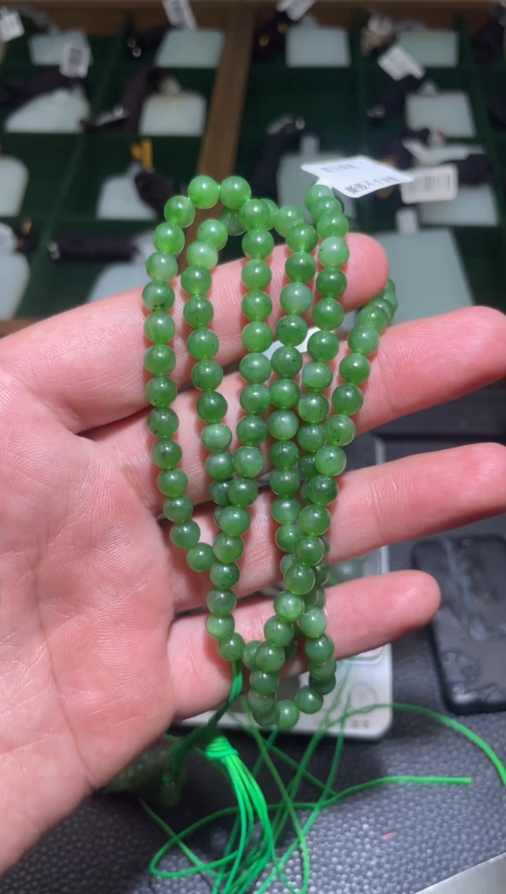 未镶嵌手链和田玉链子卡6