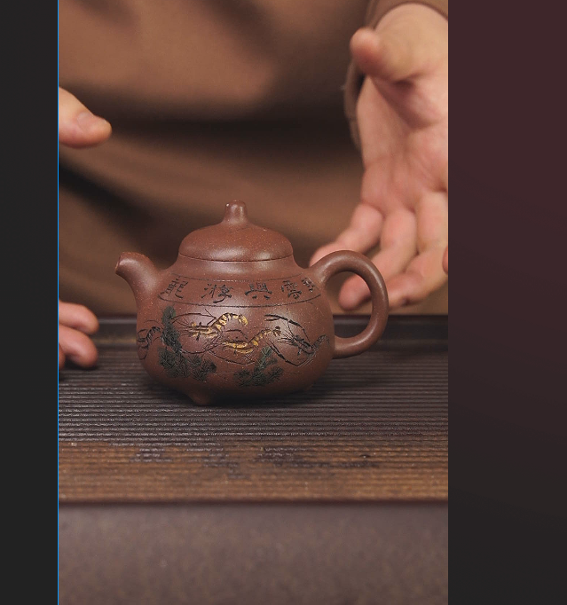 160cc顾氏手工紫砂顾氏手工紫砂壶