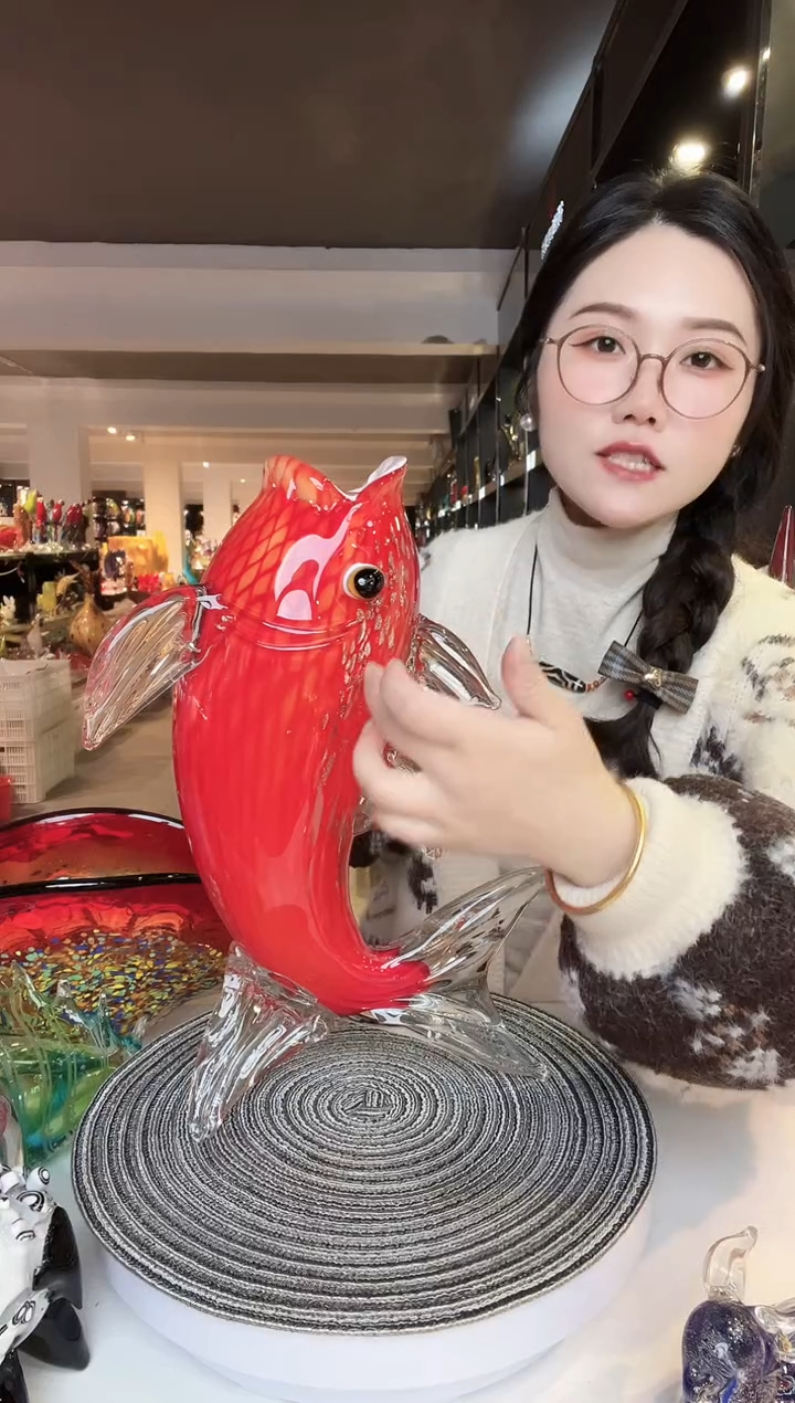 【闪购商品】茶盏琉璃摆件家居摆件