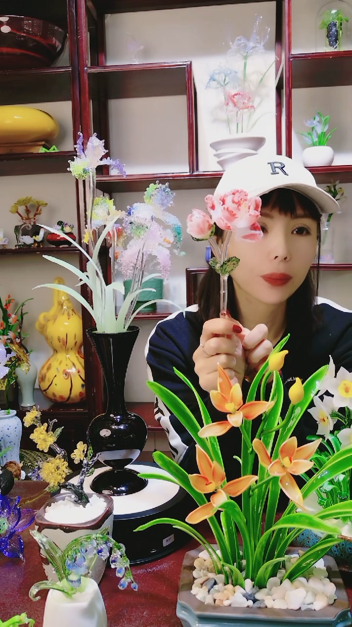 【闪购商品】琉璃颈饰福利牡丹带花苞
