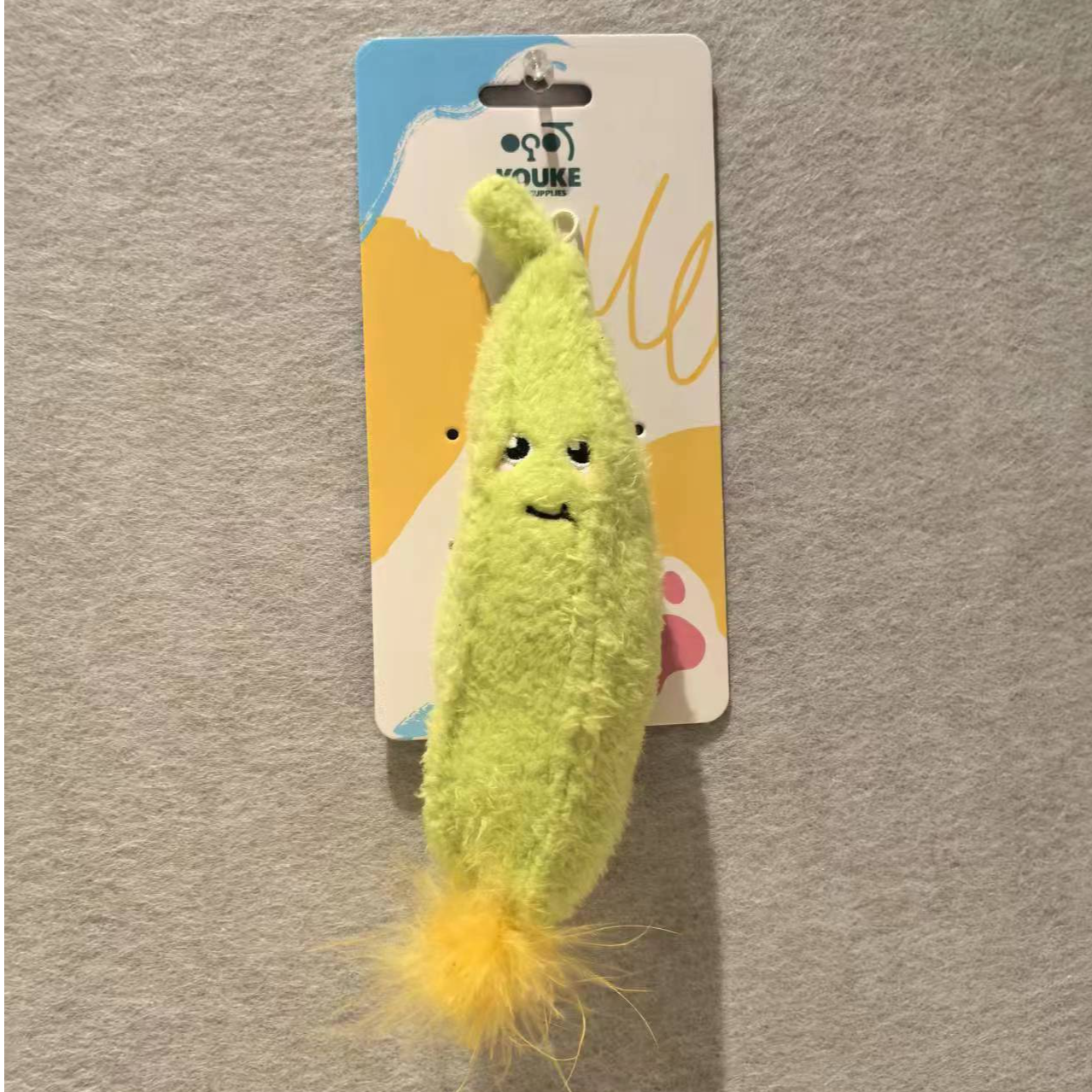 KOUKE苦瓜茄子内含雀叫和猫薄荷 猫咪抱踹自嗨玩具