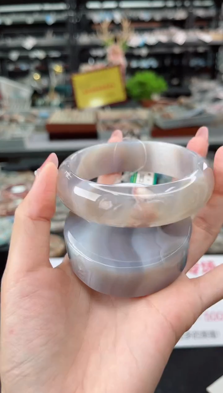 【闪购商品】石英质玉手镯未镶嵌64圈口（赠品镯心）3918256