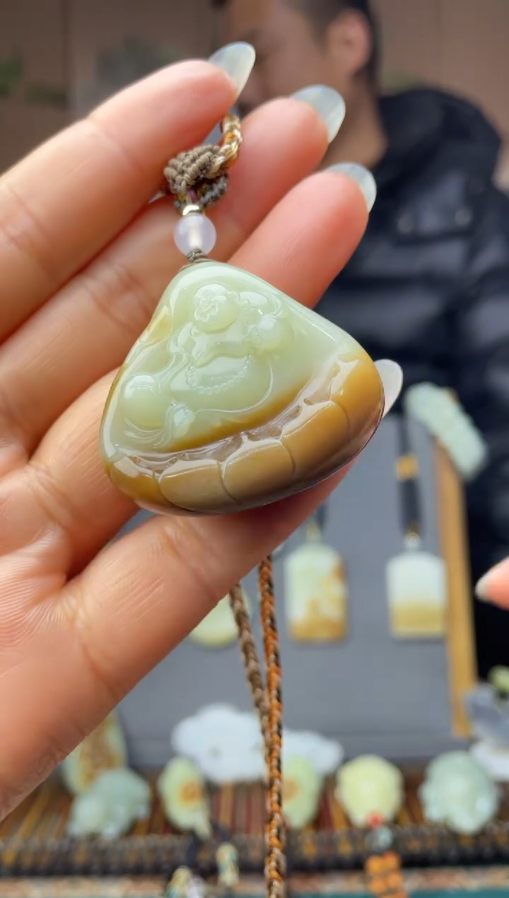 颈饰未镶嵌和田玉拍一发一