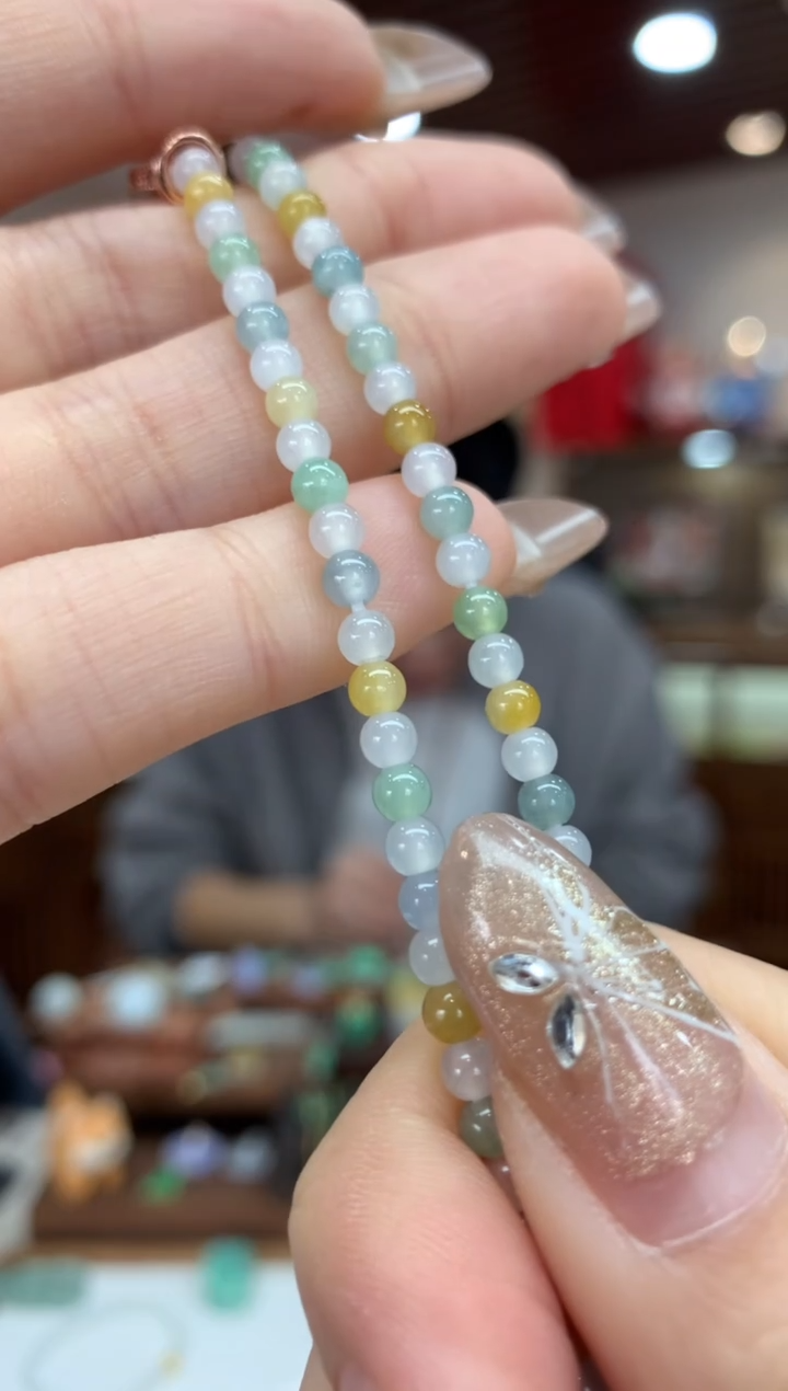 【闪购商品】翡翠手串未镶嵌长串