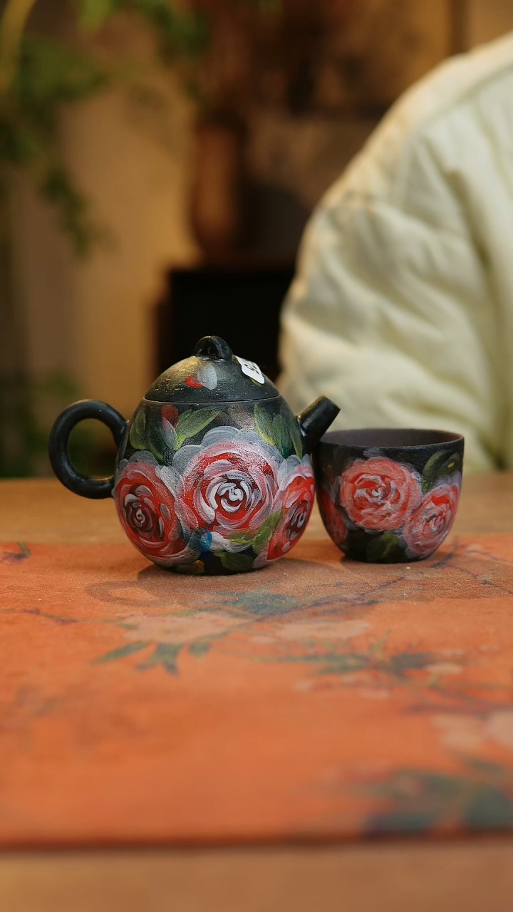 【闪购商品】瓷片1575景德镇手工手绘釉下彩高温瓷