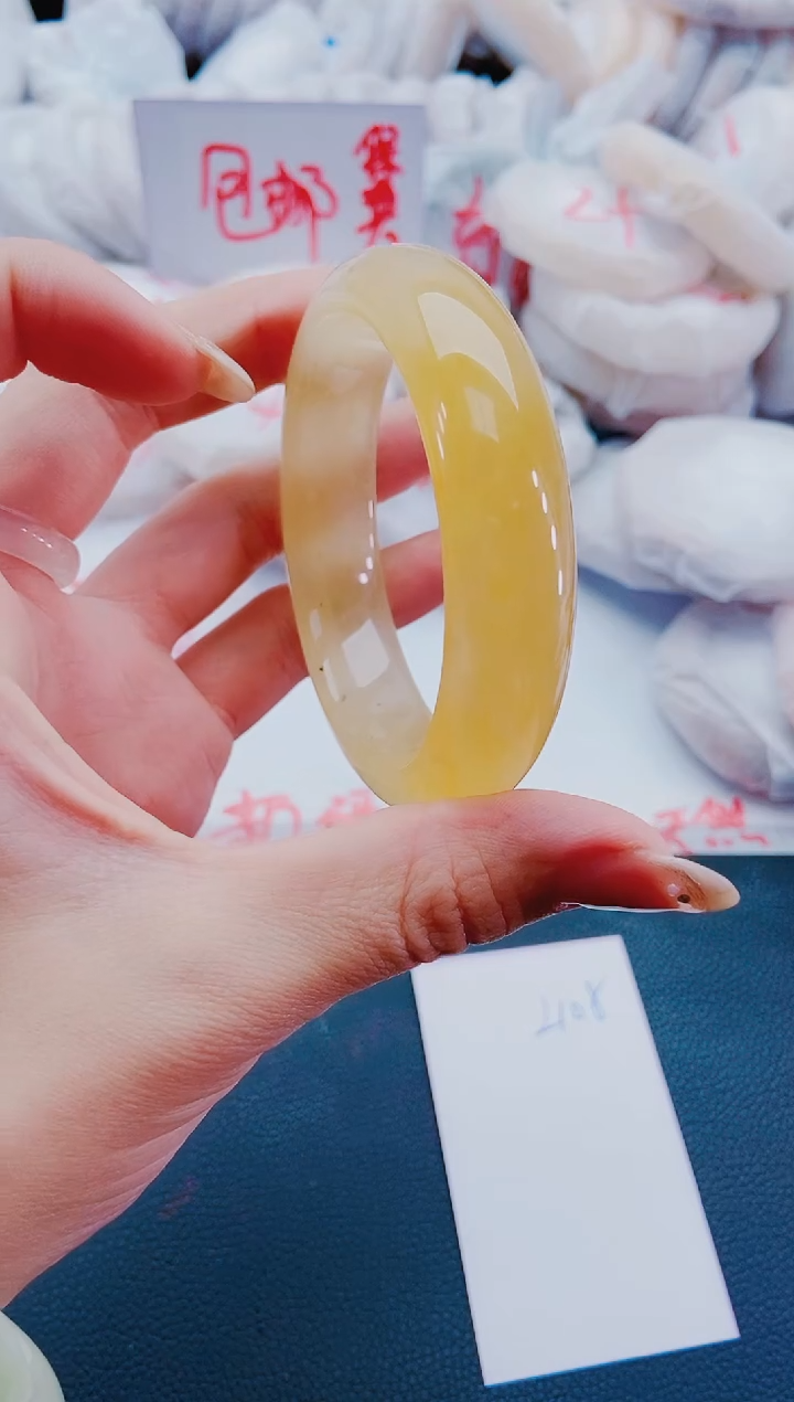 未镶嵌手镯石英质玉L108-56-57