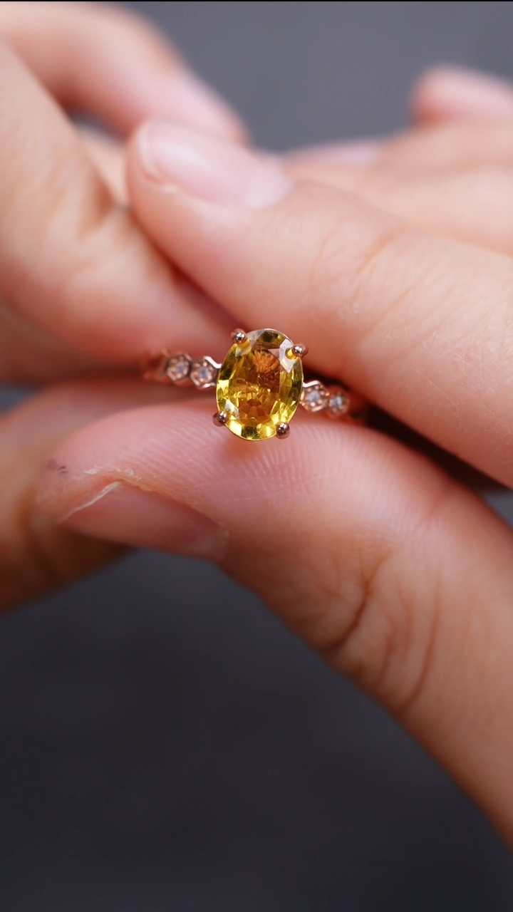 彩色蓝宝石手饰银S925镶嵌手饰