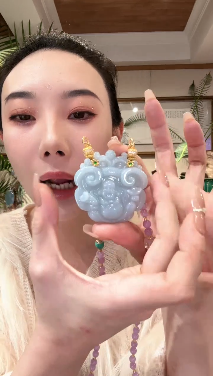 【闪购商品】翡翠颈饰未镶嵌国风