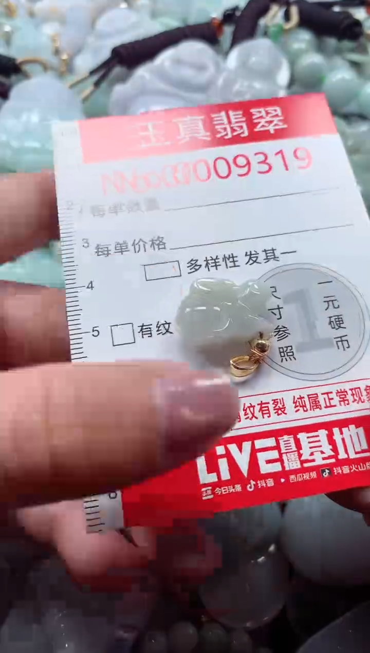 吊坠(不含链)未镶嵌翡翠9319